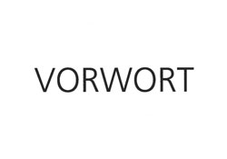 Vorwort